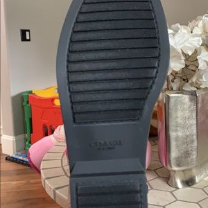 Coach rain boots